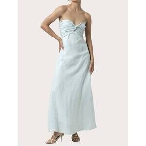 NEW LUSANA melody linen dress in shimmer
